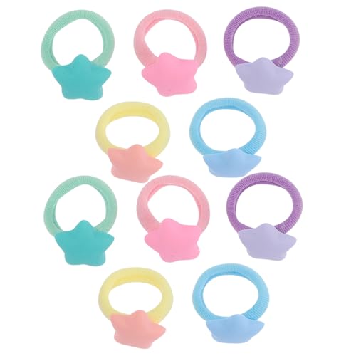 CLISPEED 30 Stück Teiliges Haargummis Mädchen Elastische Schonende Haarbänder mit Stern design Hochwertige Accessoires für Kleinkinder Vielseitig für Alltag Partys und Feste Geeignet von CLISPEED