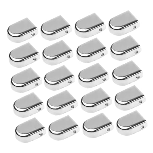 CLISPEED 30 Stück Teiliges Metall schnürsenkel clips mit Druckknopf Abnehmbare Schnürsenkellose Verschlüsse für Herren Damen Sportschuhe Outdoor reisen Leicht und Bequem von CLISPEED