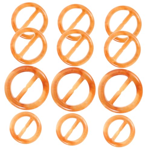CLISPEED 30 Stück Teiliges Resin Schalring Damen Runde Shirt Clips Robuste Rundringe für Halstücher Vielseitige Modeschmuck Broschen für Hochzeit Party Alltagskleidung von CLISPEED