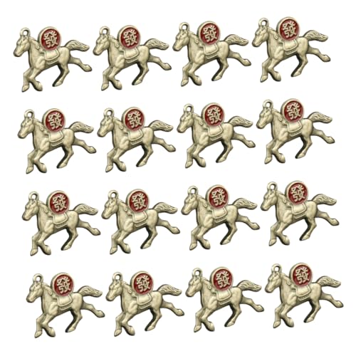 CLISPEED 30stücke Handy-schlüsselanhänger Anhänger Zum Jahr Der Pferde Tierzeichen Anhänger Aus Legierung Für Damen Vintage Pferde Ornament Zubehör Diy Schmuck von CLISPEED