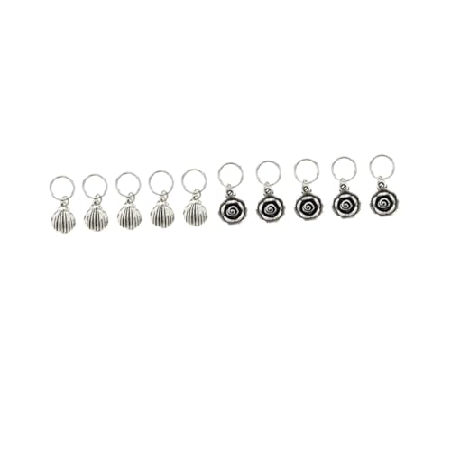 CLISPEED 35 Stück Teiliges Metall Dreadlock Haarschmuck Muscheldesign Leichte Langlebige Haarmanschetten für Zöpfe und Dreadlocks Haaraccessoires für Damen und von CLISPEED