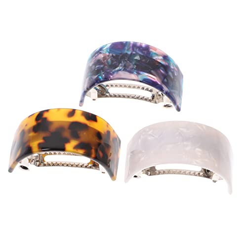 CLISPEED 3Stücke Haarspangen Haarnadeln im Halbkreis Design Tortoiseshell für Damen Eleganter Kopfschmuck CLISPEED 3Stücke Haarspangen Haarnadeln im Halbkreis Design Tortoiseshell für Damen Eleganter Kopfschmuck von CLISPEED