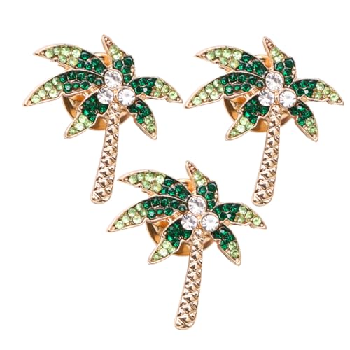 CLISPEED 3Stücke Teiliges Brustnadel Legierung Kokosnussbaum Brosche für Kleidung Party Accessoire für Hochzeiten Feiern Vielseitig Einsetzbar CLISPEED 3Stücke Teiliges Brustnadel Legierung Kokosnussbaum Brosche für Kleidung Party Accessoire für Hochzeiten Feiern Vielseitig Einsetzbar von CLISPEED