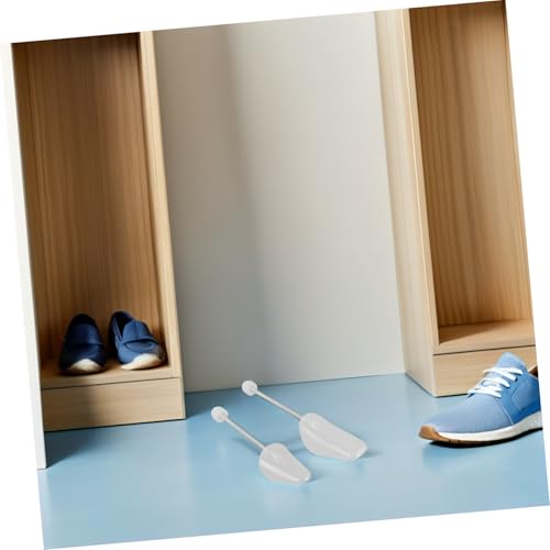 CLISPEED 4 Paare Schuhspanner Kunststoff Schuhformer für Herren und Damen Federspannung Schuhdehner Schuhformhalter zur Faltenvermeidung und Formerhaltung von CLISPEED