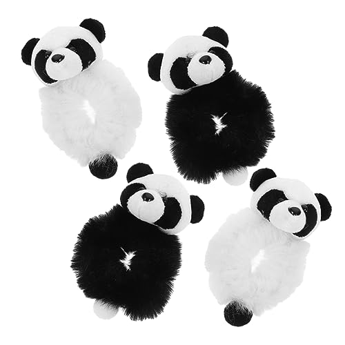 CLISPEED 4 Stck Teiliges Plüsch Panda Haargummi Flauschige Elastische Pferdeschwanzhalter Weiche Haarbänder für Mädchen und Frauen Süße Haarfreundliche Accessoires für Dickes und Langes CLISPEED 4 Stck Teiliges Plüsch Panda Haargummi Flauschige Elastische Pferdeschwanzhalter Weiche Haarbänder für Mädchen und Frauen Süße Haarfreundliche Accessoires für Dickes und Langes von CLISPEED
