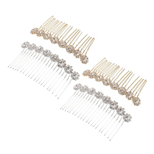 CLISPEED 4 Stück Blüten Haarclips mit Funkelnden Kristallen für Hochzeiten und Besondere Anlässe für und Mädchen CLISPEED 4 Stück Blüten Haarclips mit Funkelnden Kristallen für Hochzeiten und Besondere Anlässe für und Mädchen von CLISPEED