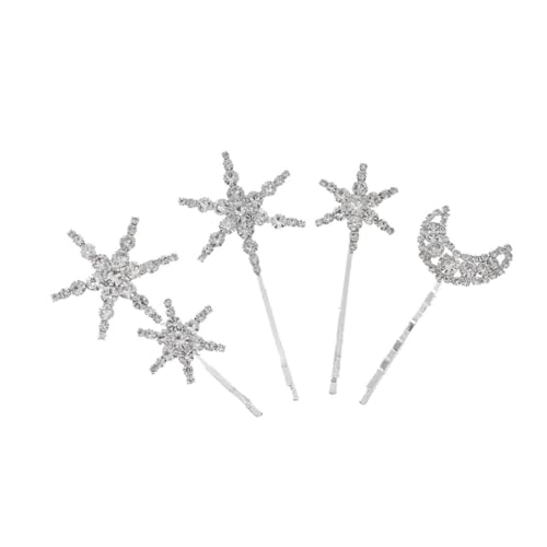 CLISPEED 4 Stück Chic Haarschmuck Strass Haarspangen mit Legierungskopf Glänzende Haarklammern für Frauen und Mädchen Eleganter Haarschmuck für Hochzeit Party Alltag CLISPEED 4 Stück Chic Haarschmuck Strass Haarspangen mit Legierungskopf Glänzende Haarklammern für Frauen und Mädchen Eleganter Haarschmuck für Hochzeit Party Alltag von CLISPEED