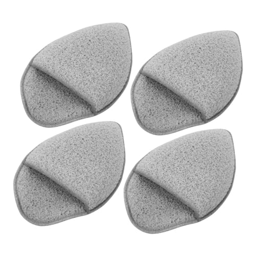 CLISPEED 4 Stück Gesichtsreinigungsschwämme PU Weich Peeling Makeup Entferner Ergonomisch Geformt für Gründliche Porenreinigung und Empfindliche Haut Tägliche Anwendung von CLISPEED