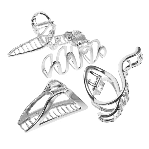 CLISPEED 4 Stück Große Metall Haarspangen Teiliges Haarklammern für Frauen und Mädchen Robust Rutschfeste Haarklammer als Modisches Haarschmuck Accessoire für Alltag Büro und Party CLISPEED 4 Stück Große Metall Haarspangen Teiliges Haarklammern für Frauen und Mädchen Robust Rutschfeste Haarklammer als Modisches Haarschmuck Accessoire für Alltag Büro und Party von CLISPEED