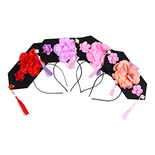 CLISPEED 4stücke Teiliges Retro Haarschmuck Junge Mädchen Chinesische Qitou Kopfbedeckung Zufälligen Farben Für Kostüme Und Frühlingsfest-dekoration von CLISPEED