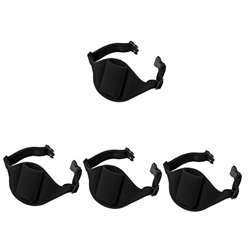 CLISPEED 4 Stück Mikrofon-Aerobic-Tasche Bustier-Shapewear Mikrofon Hüftgurt Telefonarmbänder Zum Laufen Mikrofon Fitnessgürtel Handy-geldbörse Gürteltasche Damen Bücher Polyester Mini von CLISPEED