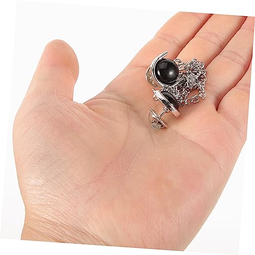 CLISPEED 4 Stück Pullover Clips mit Kette Kragenbroschen für Damen Vintage Strickjacken Spangen Vielseitige Kleidungsklammern Dekorative Schmuck Accessoires für Cardigans und Hemden von CLISPEED