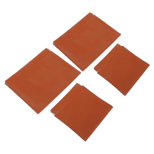 CLISPEED 4stücke Schmuck-reiseetui Aus Pu Mit Automatischem Schnappverschluss Kleine Make-up-Tasche Mit Druckknopfverschluss Organizer-Tasche Für Handtasche Reise-Make-up-Tasche Mit von CLISPEED