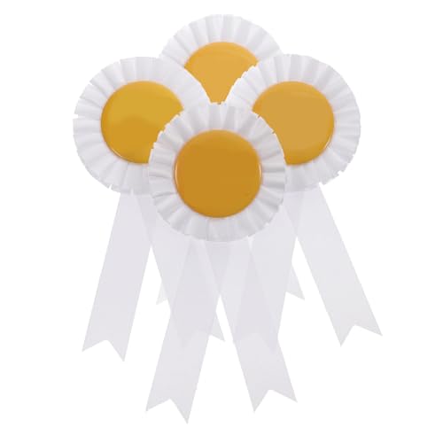 CLISPEED 4 Stück Teiliges Geburtstagsparty Abzeichen Goldfarbene Brosche Stilvolle Geburtstagsdeko für Mädchen Damen Auffällige Partyaccessoires für Unvergessliche Feier von CLISPEED
