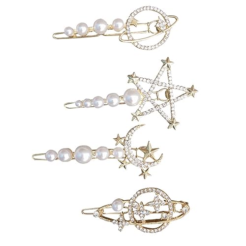 CLISPEED 4 Stück Teiliges Modischer Haarspangen mit Planeten Mond Design Haarschmuck für Partys und Besondere Anlässe für und Mädchen CLISPEED 4 Stück Teiliges Modischer Haarspangen mit Planeten Mond Design Haarschmuck für Partys und Besondere Anlässe für und Mädchen von CLISPEED