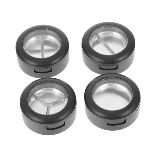 CLISPEED 4 Stück Teiliges Transparentes Rundes Fach Lidschatten Etui aus Robustem Material Kompakte Leichte Kosmetik Sub Box zum Sicheren Verpacken und Einfachen Farbvergleich für DIY und CLISPEED 4 Stück Teiliges Transparentes Rundes Fach Lidschatten Etui aus Robustem Material Kompakte Leichte Kosmetik Sub Box zum Sicheren Verpacken und Einfachen Farbvergleich für DIY und von CLISPEED
