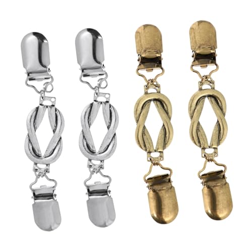 CLISPEED 4 Stück Vintage Cardigan Clips für Damen Antike Schal Clips Hochwertigem Material Dekorative Kleidungshalter für Formelle und Anlässe CLISPEED 4 Stück Vintage Cardigan Clips für Damen Antike Schal Clips Hochwertigem Material Dekorative Kleidungshalter für Formelle und Anlässe von CLISPEED