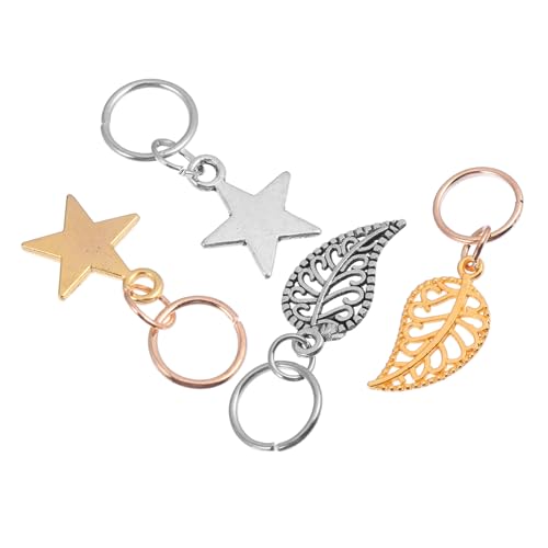 CLISPEED 40 Stück Teiliges Dreadlock Ring aus Langlebiger Modische Haarringe und Anhänger für Zöpfe Vielseitiger Haarschmuck für Frauen und Mädchen zum Flechten und DIY Schmuckherstellung von CLISPEED