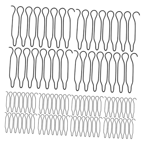 CLISPEED 40 Stück Teiliges U-form Haarklammer Metall Draht Twist Haarclip Unsichtbarer Stirnfransen Halter Styling Werkzeug für Frauen und Mädchen Schnelles Sicheres Frisurenfixieren von CLISPEED
