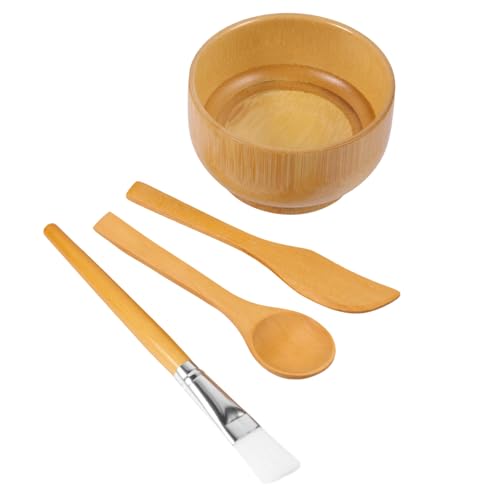 CLISPEED 4Stücke Gesichtsmaske Set Teiliges DIY Kit mit Schüssel Pinsel Spatel und Löffel für Hautpflege und Selbstgemachte Handlich und Leicht CLISPEED 4Stücke Gesichtsmaske Set Teiliges DIY Kit mit Schüssel Pinsel Spatel und Löffel für Hautpflege und Selbstgemachte Handlich und Leicht von CLISPEED