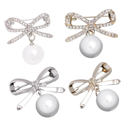 CLISPEED 4Stücke Teiliges Broschen mit Schleifen Design Hochwertige für Hochzeiten Partys Besondere Anlässe Dekorative Accessoires für Schals CLISPEED 4Stücke Teiliges Broschen mit Schleifen Design Hochwertige für Hochzeiten Partys Besondere Anlässe Dekorative Accessoires für Schals von CLISPEED