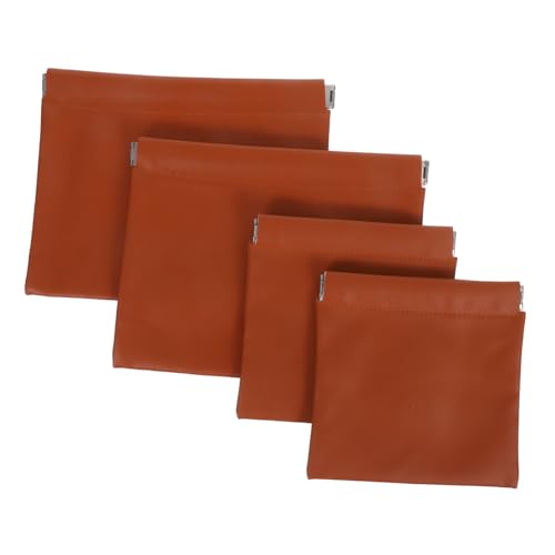 CLISPEED 4stücke Schmuck-reiseetui Aus Pu Mit Automatischem Druckknopfverschluss Kleine Make-up-Tasche Mit Soften Futter Organizer-Tasche Für Handtasche Reise-Make-up-Tasche CLISPEED 4stücke Schmuck-reiseetui Aus Pu Mit Automatischem Druckknopfverschluss Kleine Make-up-Tasche Mit Soften Futter Organizer-Tasche Für Handtasche Reise-Make-up-Tasche von CLISPEED