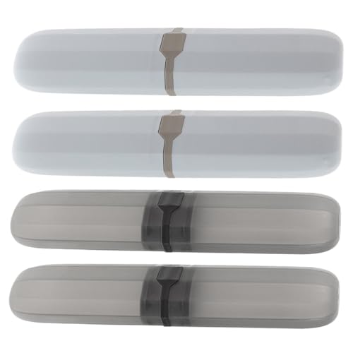 CLISPEED 4stücke Teilige Zahnbürsten-aufbewahrungsbox Mit Abdeckung Für Reisezahnbürsten Und Zahnpasta Für Geschäftsreisen Camping Und Schule Als Badezimmer-Organizer CLISPEED 4stücke Teilige Zahnbürsten-aufbewahrungsbox Mit Abdeckung Für Reisezahnbürsten Und Zahnpasta Für Geschäftsreisen Camping Und Schule Als Badezimmer-Organizer von CLISPEED