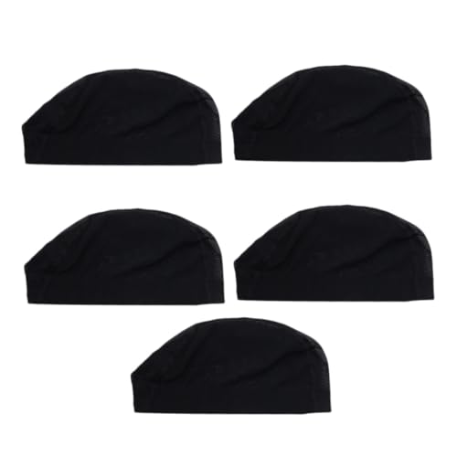 CLISPEED 5 Stück Teiliges Elastisches Haarnetz Atmungsaktiv Verstellbar Haube für Perücken Damen Herren Geeignet für Langes und Kurzes Haar von CLISPEED