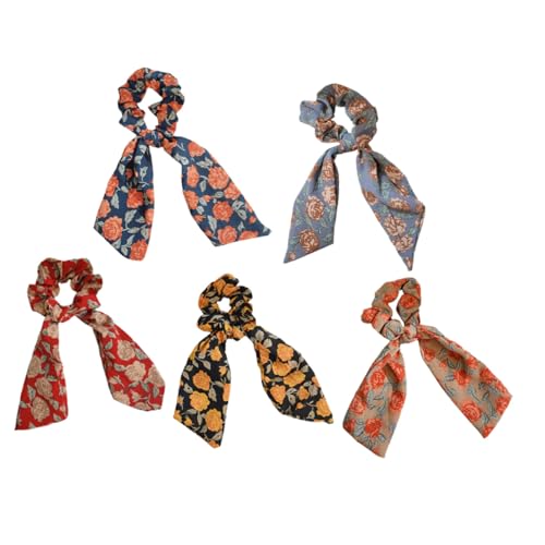 CLISPEED 5 Stück Teiliges Haargummi mit Zarten Knoten Vielseitig für Dickes und Bequemes Leichtes Design Modischer Haarschmuck für Frauen und Mädchen Farblich Sortiert Zufällige Farbe von CLISPEED