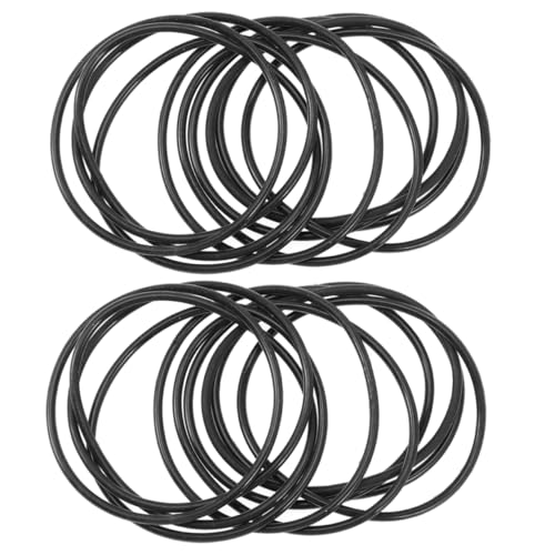 CLISPEED 50 Stück Elastische Silikonarmbänder Dekorative Stretch Armbänder Diy Zubehör für Vielseitige Anwendungen Geeignet für Handgelenkgrößen von CLISPEED