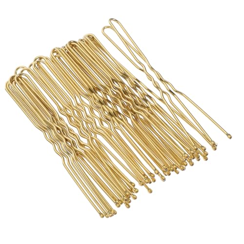 CLISPEED 50 Stück Teiliges U Förmiges Haarnadel für Damen Lange Stabile Metall Haarforken Geeignet für Dickes und Lockiges Haar zum Fixieren von Dutt und Hochsteckfrisuren Modisches Haar von CLISPEED