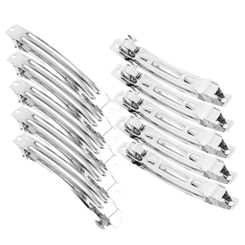 CLISPEED 50stücke Metallfederclips Haarspangen Diy Material Zubehör Haarstyling Accessoires Für Damen Bastelbedarf von CLISPEED