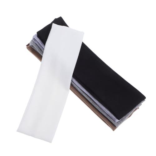 CLISPEED 6 Stück Elastische Stirnbänder Damen Weiche Dehnbare Haarbänder für Yoga Laufen Fitness Schweißabsorbierend Rutschfest Modisch Vielseitig für Sport und Alltag von CLISPEED