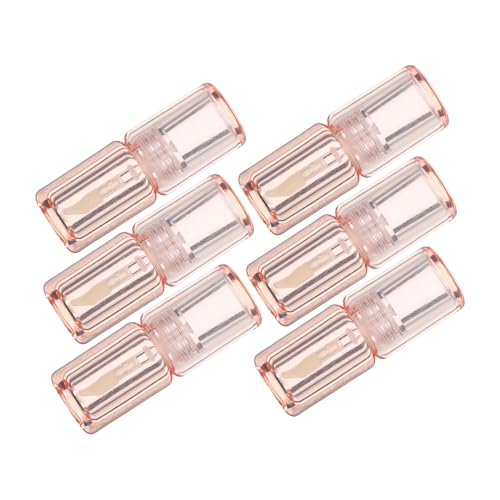 CLISPEED 6 Stück Nachfüllbare Lippenpflegestift Tuben Transparent Leichtgewichtige Lippenbalsam Behälter mit für Frauen Mädchen DIY Kosmetik Reise von CLISPEED