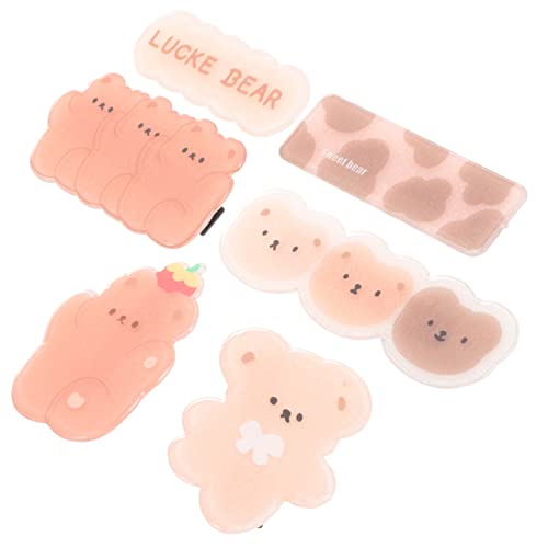CLISPEED 6 Stück Teiliges Cartoon Bär Haarklammern für Damen Sichere Langlebige Haarspangen Schmerzfrei Geeignet für Hochzeit Geburtstag Party Abschlussfeier und Alltag Modisches von CLISPEED