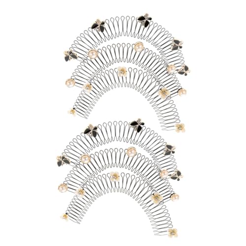 CLISPEED 6 Stück Teiliges Haarschmuck Perlen Blumen und Haarkamm zum Stecken Unsichtbare Haarklammern für Damen und Mädchen Leichte Fixierung und Dekorative Frisurenfixierung CLISPEED 6 Stück Teiliges Haarschmuck Perlen Blumen und Haarkamm zum Stecken Unsichtbare Haarklammern für Damen und Mädchen Leichte Fixierung und Dekorative Frisurenfixierung von CLISPEED