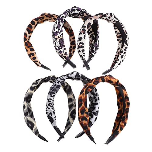 CLISPEED 6 Stück Teiliges Leopard Print Haarband Damen Breit Geknotet Modisch Elastisch Haarschmuck Vielseitig für Frauen Mädchen Vintage Muster CLISPEED 6 Stück Teiliges Leopard Print Haarband Damen Breit Geknotet Modisch Elastisch Haarschmuck Vielseitig für Frauen Mädchen Vintage Muster von CLISPEED