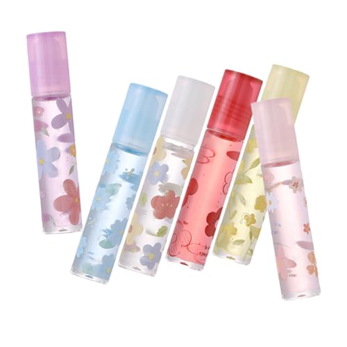 CLISPEED 6 Stück Teiliges Lippenöl Lip Gloss Feuchtigkeitsspendend Nicht Klebend Anhaltend Tragbar Leicht für Teenager und Frauen Pflegend Schutz vor Spröden Lippen als von CLISPEED