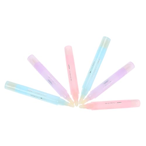 CLISPEED 6 Stück Teiliges Nagellackentferner Stift Präziser Maniküre Nail Polish Corrector Pen Leicht zu Greifen für Anfänger und Nagelpflege Sanfte der Nagelkanten in Pastellfarben CLISPEED 6 Stück Teiliges Nagellackentferner Stift Präziser Maniküre Nail Polish Corrector Pen Leicht zu Greifen für Anfänger und Nagelpflege Sanfte der Nagelkanten in Pastellfarben von CLISPEED