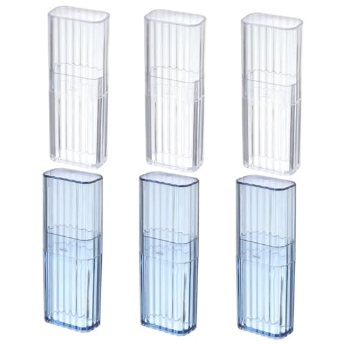 CLISPEED 6 Stück Teiliges Transparentes Baumwollpad Organizer Tragbare Aufbewahrungsbox mit Deckel für Wattestäbchen Kosmetika und Kleinteile Kompakt Langlebig und Platzsparend für Reisen CLISPEED 6 Stück Teiliges Transparentes Baumwollpad Organizer Tragbare Aufbewahrungsbox mit Deckel für Wattestäbchen Kosmetika und Kleinteile Kompakt Langlebig und Platzsparend für Reisen von CLISPEED