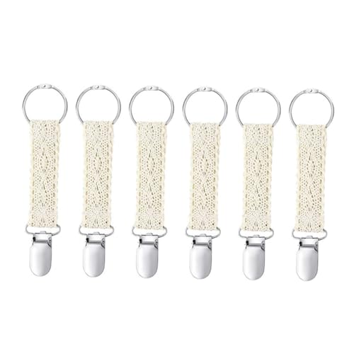 CLISPEED 6 Stück Teiliges Verstellbare Spitzen Hutclips für Damen Tragbare Flexible Hutklammern für Outdoor und Reisen Vielseitig Einsetzbar zum Fixieren von Handschuhen und Schals von CLISPEED