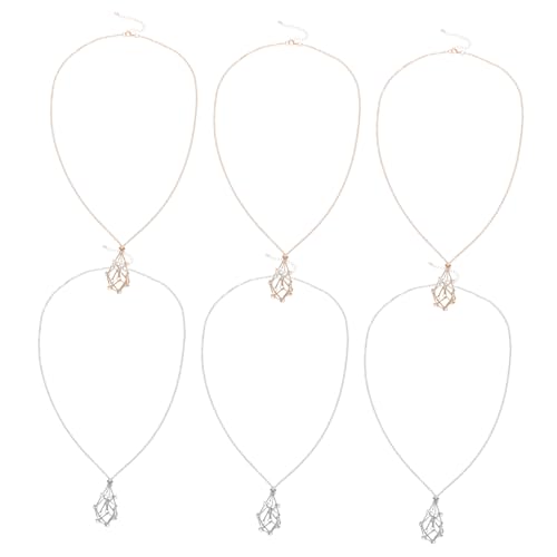 CLISPEED 6 Stück Verstellbare Clavikulkette mit Kristallanhänger Kette für Damen Einzigartiger Schmuck für Besondere Anlässe und Persönliche von CLISPEED