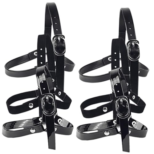 CLISPEED 6 Stück Verstellbare Unsichtbare Schuhriemen für Damen High Heels mit Praktischem Fersenhalter Pu material Langlebig und Komfortabel für Sicheren Halt Schmerzfrei von CLISPEED