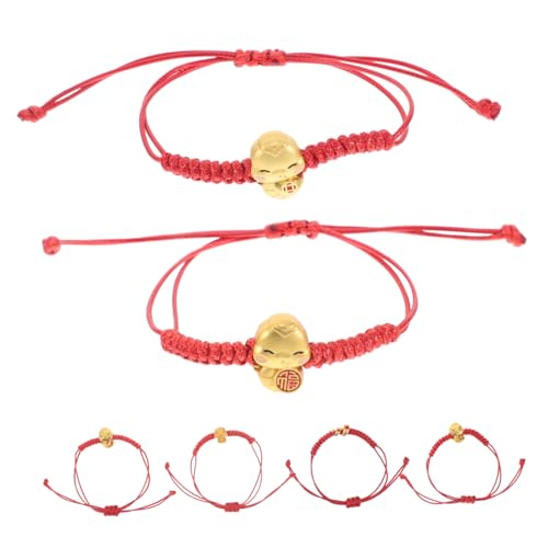 CLISPEED 6Stücke Schlangenarmband Traditionelles Chinesisches Freundschaftsarmband aus Garn für Freunde Eleganter Schmuck für Besondere Anlässe Symbol Des CLISPEED 6Stücke Schlangenarmband Traditionelles Chinesisches Freundschaftsarmband aus Garn für Freunde Eleganter Schmuck für Besondere Anlässe Symbol Des von CLISPEED