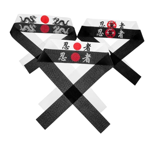 CLISPEED 6stücke Ninja Stirnbänder Aus Polyester Für Sport Karate Und Kostüm-veranstaltungen Geeignet Für Junge Mädchen Und Party-atmosphäre von CLISPEED