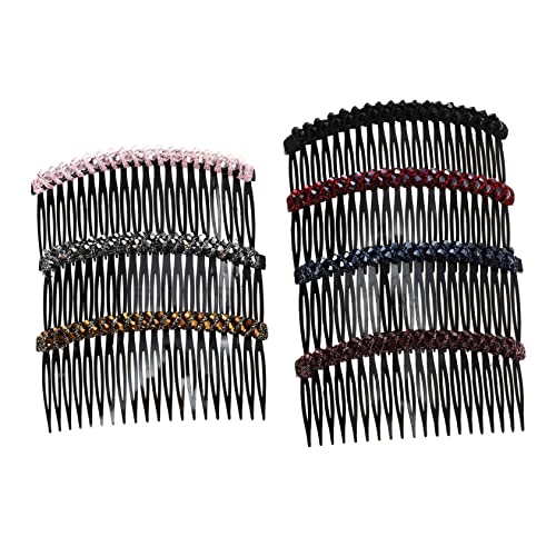 CLISPEED 7 Stück Teiliges Haarkamm mit Funkelnden Strasssteinen Haarkamm für Damen und Mädchen Eleganter Haarschmuck zum Stecken Leichtes Design für Komfortables Tragen bei Besonderen von CLISPEED