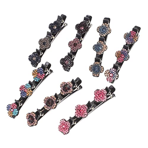 CLISPEED 7 Stück Teiliges Haarklammer mit Strass für und Mädchen Glitzernde Haarschmuck Accessoires für Verschiedene Anlässe für Hochzeiten Feiern und Tägliches Styling von CLISPEED