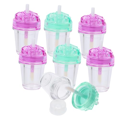 CLISPEED 7stücke Teiliges Leere Lipgloss-röhrchen Für Kosmetik Transparente Behälter Für Lippenbalsam Für Reisen Und Tägliche Nutzung Kreatives Design Für Frauen Und Mädchen von CLISPEED