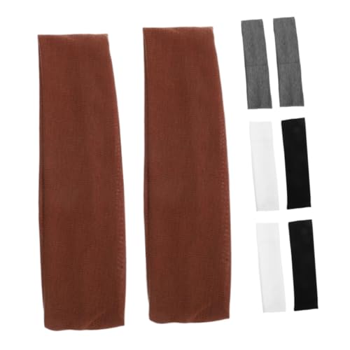 CLISPEED 8 Stück Elastische Atmungsaktive und Rutschfeste Haarbänder für Yoga Volleyball und Joggen für Intensives Training von CLISPEED