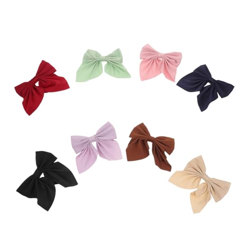 CLISPEED 8 Stück Haarschleifen Für Mädchen Schleifen Haarspange Modische Schleife Haarnadel Haarschleifen Für Frauen Clip Süße Schleifen Für Mädchen von CLISPEED